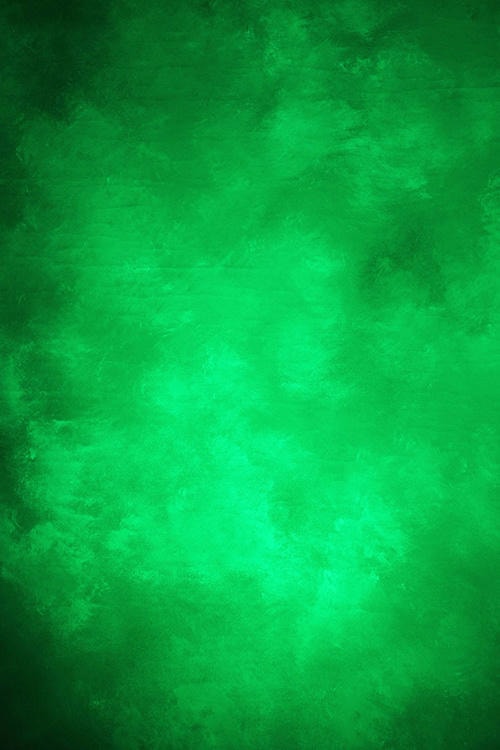 Bright green textured portrait background